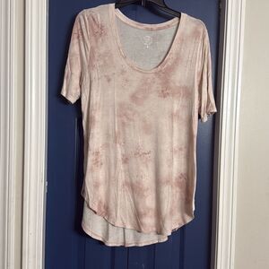 Maurice’s 24/7 Pink Acid Wash Tshirt Size M